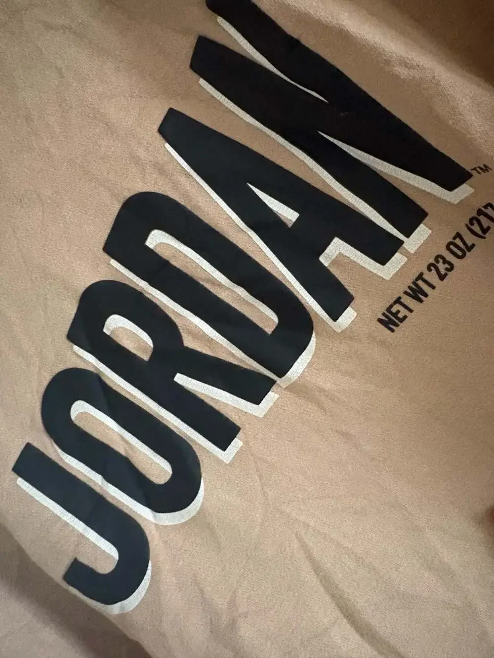 Jordan Flight MVP Fleece Crew Neck Sweatshirt in Desert Yellow